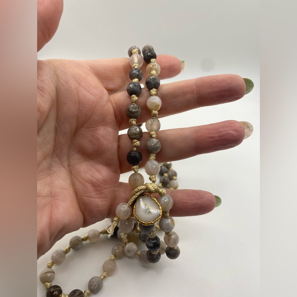 🖤🩶Host Pick🩶🖤 Chan Luu Solar Quartz Charm Opal Necklace - Picture 13 of 17